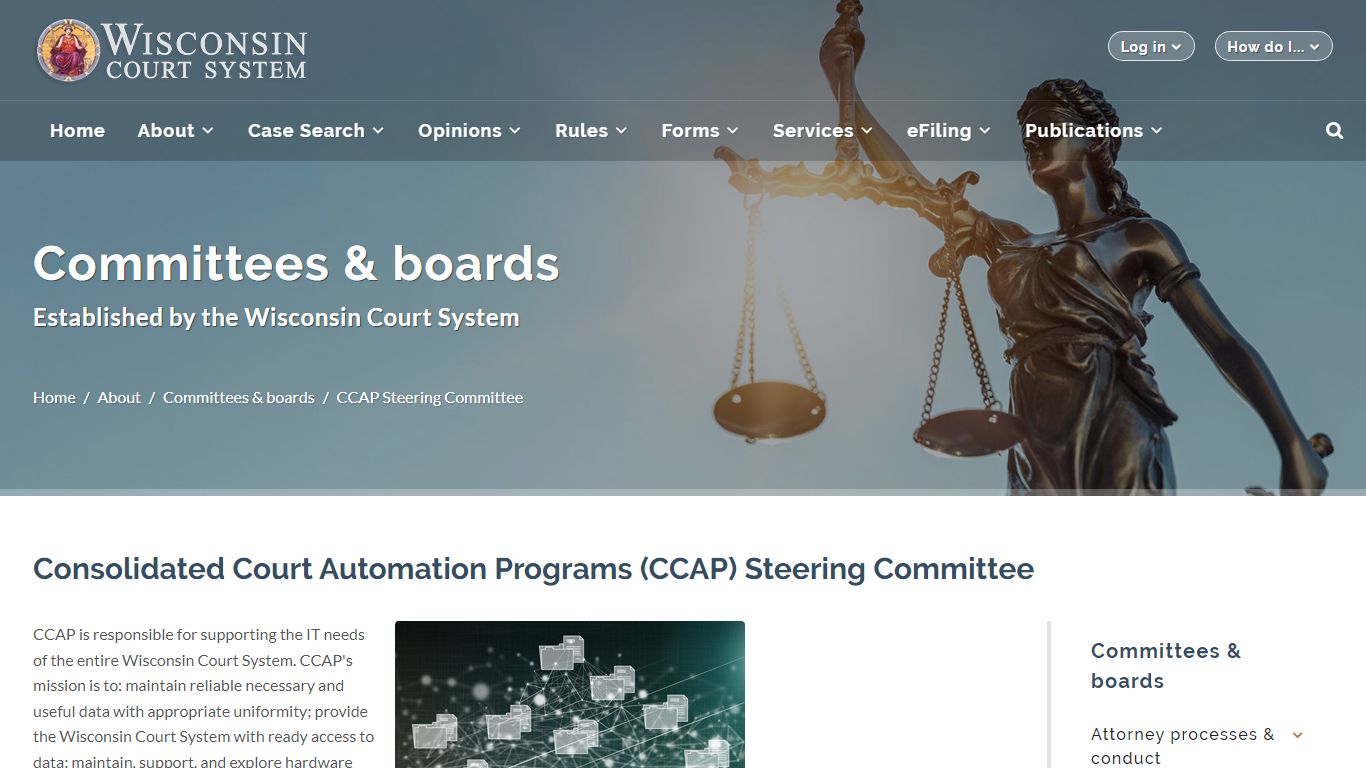 Wisconsin Court System - CCAP Steering Committee